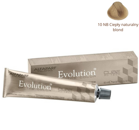 Alfaparf EOC CUBE 10NB farba do włosów bardzo jasny naturalno-beżowy blond 60 ml