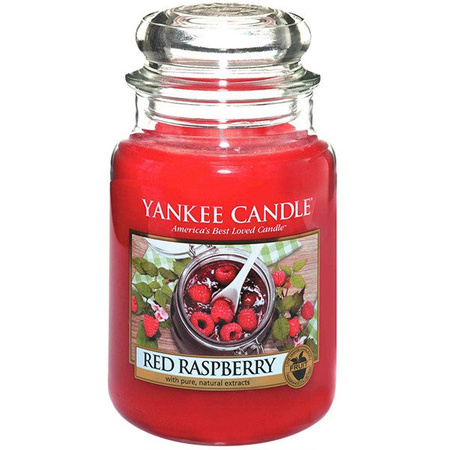 Yankee Candle Large Jar Red Raspberry świeczka zapachowa 623g