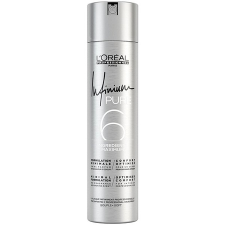 Loreal Infinium Pure Soft lakier do włosów 500ml