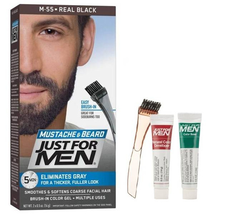 Just For Men Color Gel Farba do włosów prawdziwa czerń M55 28g