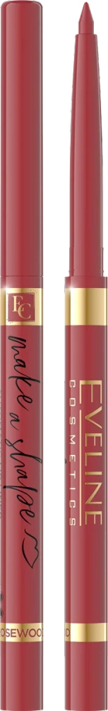 Eveline Make A Shape automatyczna konturówka do ust 03 Rosewood intensywny kolor i trwałość