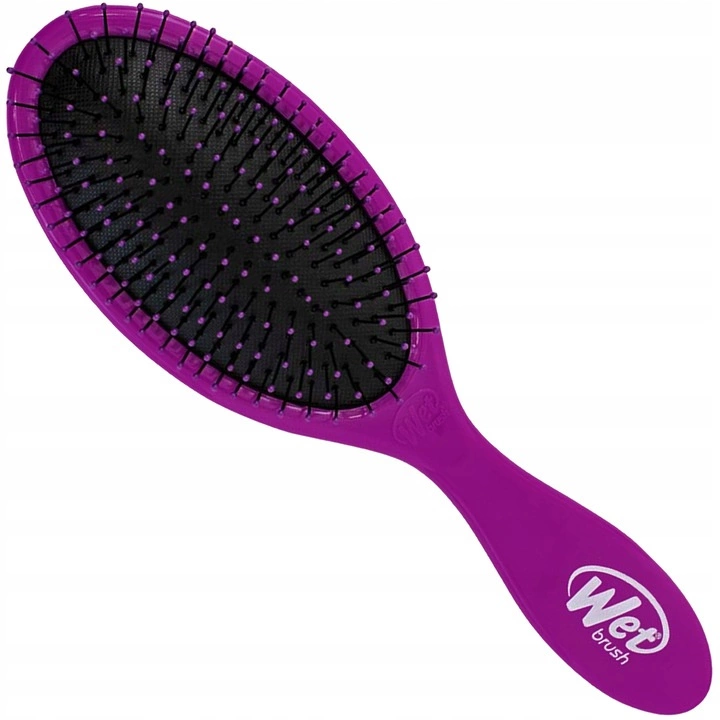 Wet Brush Detangler Thick Hair Purple szczotka do włosów grubych wzmocnione zęby kolor fioletowy