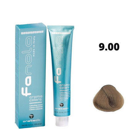 Fanola farba do włosów 100ml 9.00 - bardzo jasny blond naturalny głęboki