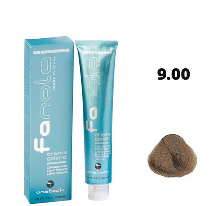 Fanola farba do włosów 9.00 bardzo jasny blond naturalny głęboki, pełniejsze krycie koloru, 100 ml
