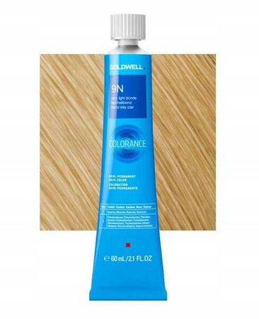 Goldwell Colorance farba do włosów 9-N 22 jasny blond naturalny równomierne krycie koloru 60 ml