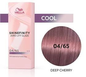 Wella Shinefinity 04/65 Deep Cherry Farba 60ml - Głęboka Wiśnia