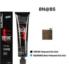 Goldwell Topchic Elumenated 8N@BS farba do włosów 60ml - jasny naturalny blond