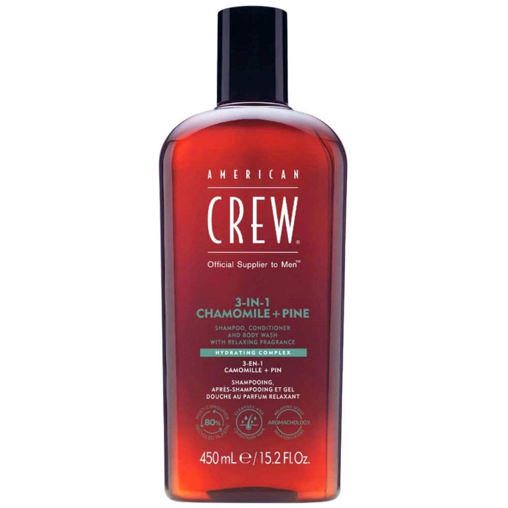 American Crew 3 in 1 Chamomile + Pine Gel 450ml
