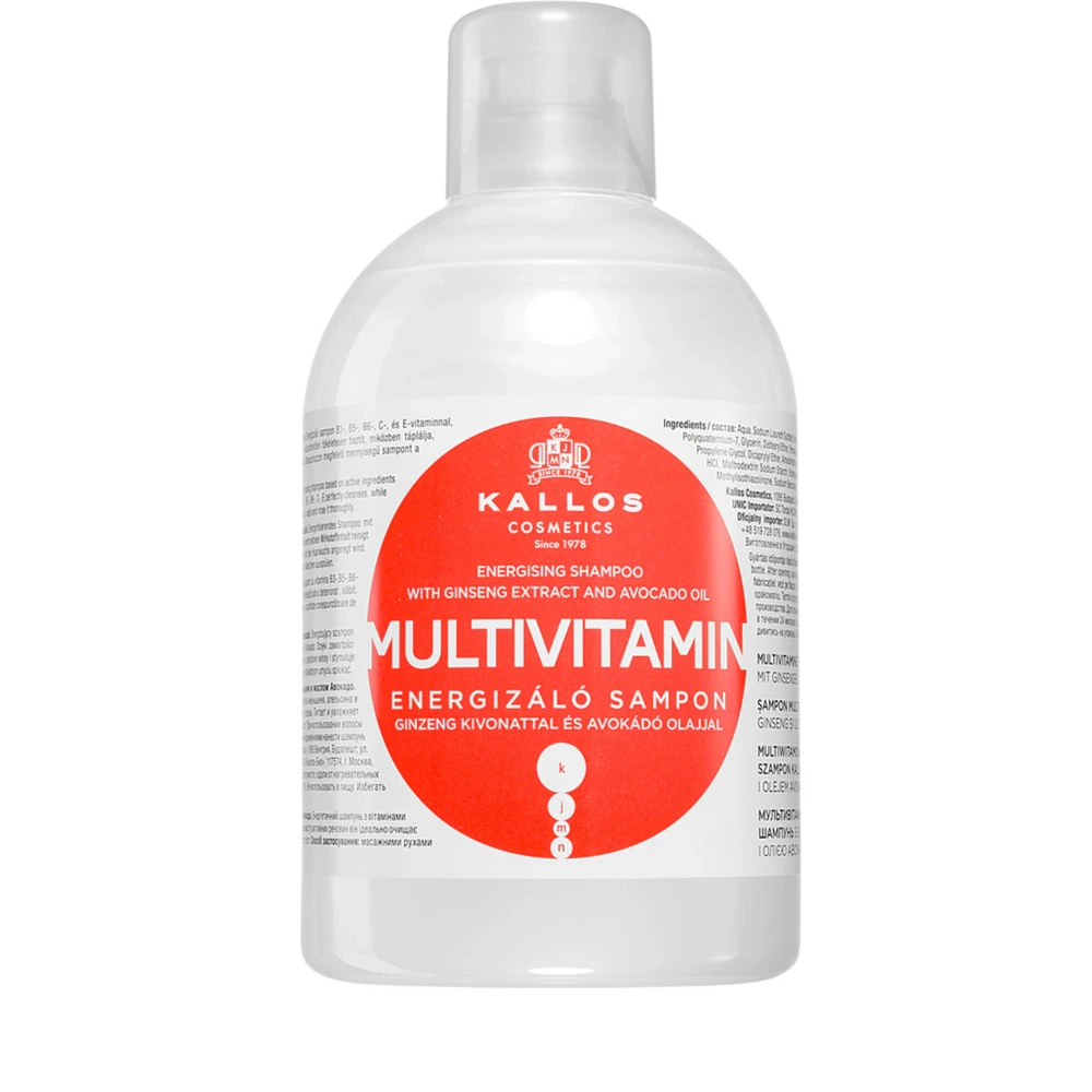 Kallos Multivitamin Energising Shampoo 1000ml