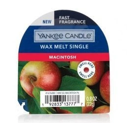 Yankee Candle Classic Wax Macintosh wosk zapachowy do kominków soczyste jabłko 22g