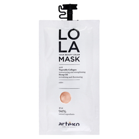 Artego LOLA Your Beauty Color Mask Caramel maska koloryzująca karmel do włosów, 20 ml