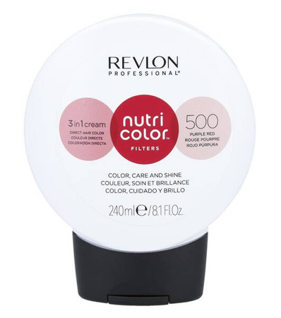 Revlon Nutri Color maska do włosów 500 - purpurowo-czerwony 240ml