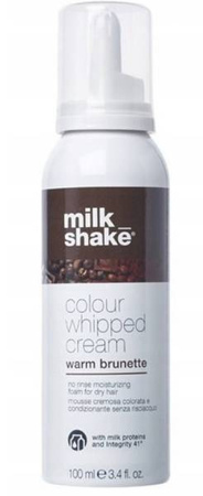 Milk Shake Col Whipped Cream Warm Brunette 100ml - Pianka koloryzująca ciepły brunet