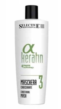 Selective Alpha Keratin Conditioning Mask maska do włosów z keratyną regenerująca i wygładzająca 250ml