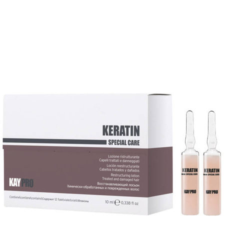 KayPro Keratin Lotion Ampułki do włosów zniszczonych 12x10ml