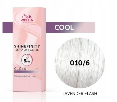 Wella Shinefinity 010/6 półtrwała farba do włosów ciemny blond naturalny 60ml
