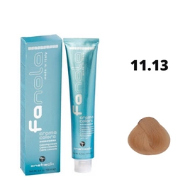 Fanola farba do włosów 11.13 super jasny blond beżowy, miękki naturalny odcień, 100 ml