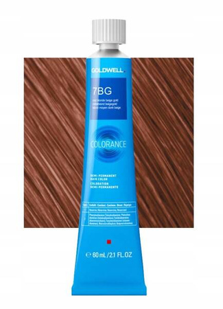 Goldwell Colorance farba do włosów 7-B 22 blond beżowy naturalny miękki efekt koloru 60 ml