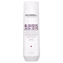 Goldwell Blondes Highlights szampon do włosów blond neutralizujący żółte tony i wzmacniający kolor 250 ml