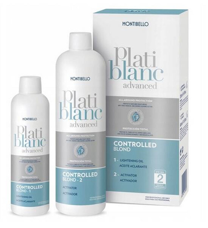 Montibello Platiblanc Advanced Controlled Blond maska do włosów blond 200ml + 400ml