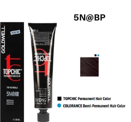 Goldwell Topchic Elumenated 5N@BP farba do włosów 60ml - jasny naturalny brąz