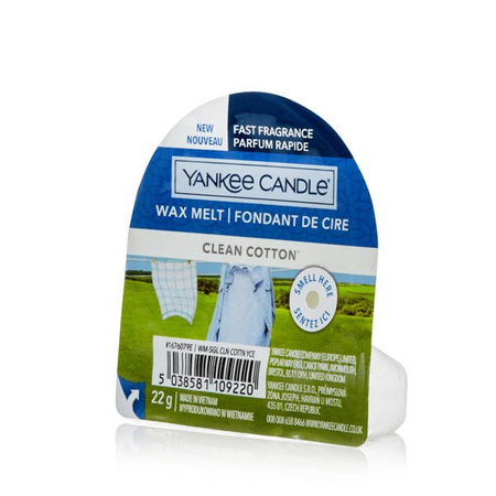 Yankee Candle Wax wosk Clean Cotton 22g