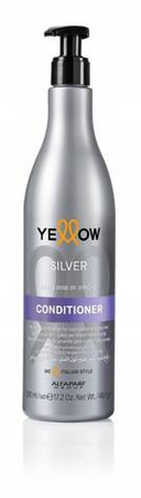 Alfaparf YELLOW Silver odżywka neutralizująca żółte tony do włosów blond i siwych, 500 ml