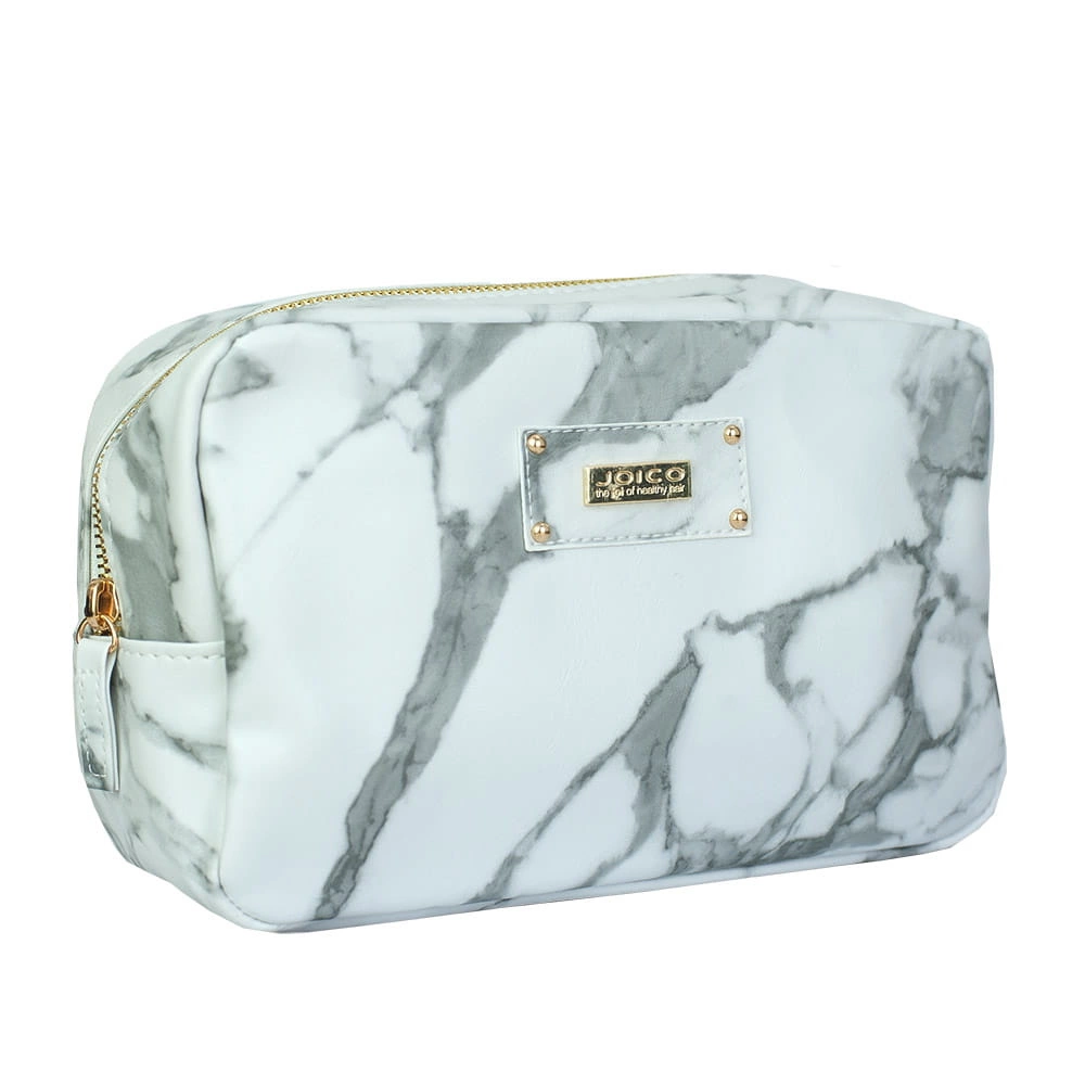 Joico Marble Toiletry Bag biała kosmetyczka wzorzysta