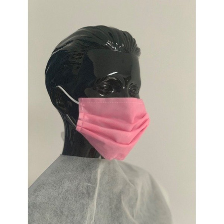 Maseczka ochronna Premium z gumką jednorazowa do użytku profesjonalnego zestaw 10 sztuk