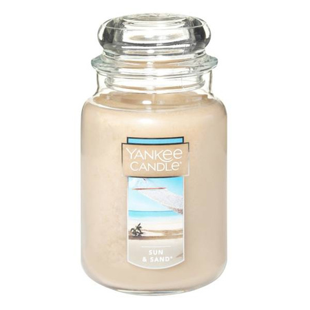 Yankee Candle Large Jar Sun Sand duża świeca zapachowa ciepły piasek i letnie słońce 623g