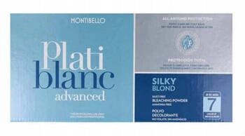 Montibello Platiblanc Advanced Silky Blond rozjaśniacz do włosów 24x30g