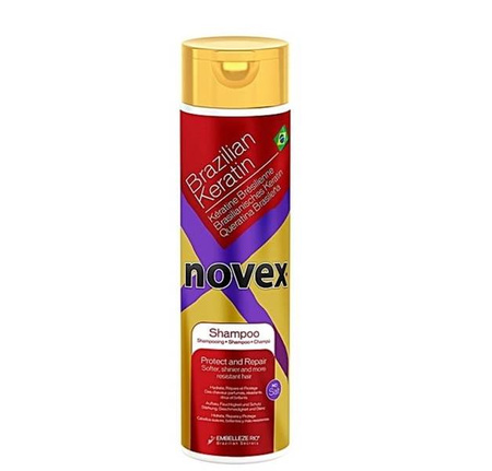 Novex Brazilian Keratin Szampon do włosów zniszczonych i osłabionych, odbudowujący i wzmacniający 300ml