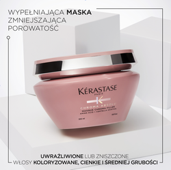 Kérastase Chroma Absolu Masque Filler wzmacniająca maska do włosów koloryzowanych średnich lub grubych 200ml
