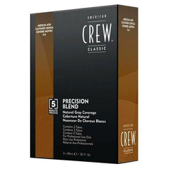 American Crew Precision Medium Ash zestaw koloryzujący popielaty do maskowania siwizny, 3x40 ml
