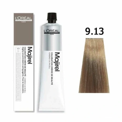 Loreal Majirel Cool INFORCED farba do włosów 50ml 9.13 - bardzo jasny beżowy blond