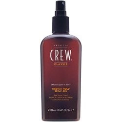 American Crew Medium Hold Gel Spray żel w sprayu o średnim utrwaleniu do modelowania włosów, 250 ml
