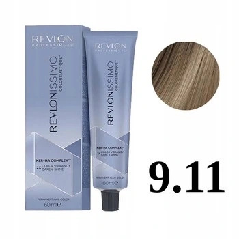 Revlon Revlonissimo Colorsmetique 9.11 farba do włosów bardzo jasny blond popielaty chłodny odcień 60ml