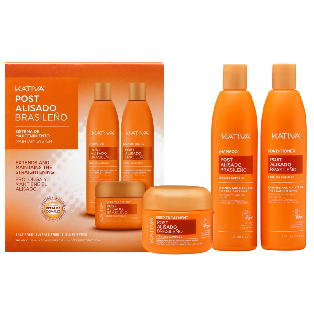 KATIVA POST 3 Alisado Brasileno 2x225ml + 150ml