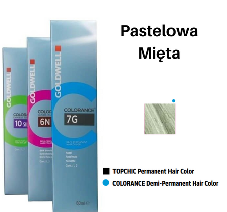 Goldwell Colorance farba do włosów Pastelowa Mięta jasny pastelowy odcień chłodny 60 ml