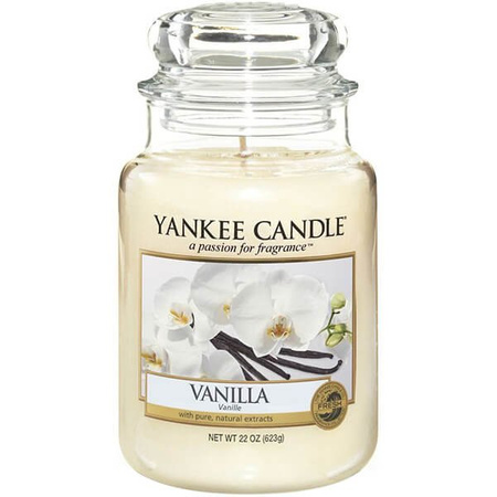 Yankee Candle Large Jar Vanilla świeczka zapachowa 623g