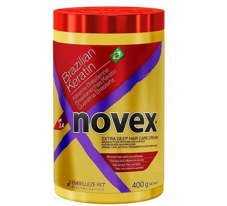 Novex Brazilian Keratin maska do włosów zniszczonych i osłabionych 400g