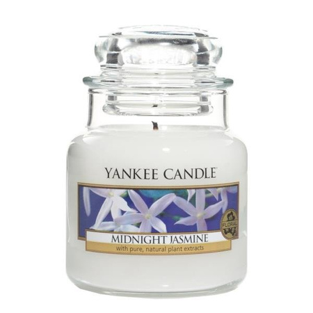 Yankee Candle Midnight Jasmine mała świeca zapachowa intensywny jaśmin nocny w szkle 104g