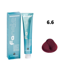 Fanola farba do włosów 100ml 6.6 - ciemny blond czerwony
