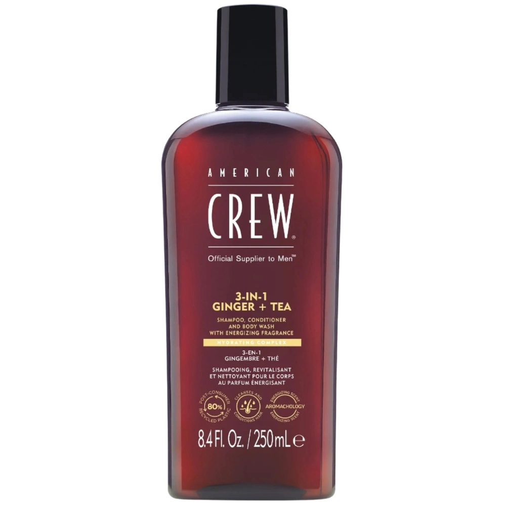 American Crew 3 in 1 Ginger + Tea Gel 250ml