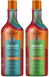 INOAR DUO Bombar szampon 1000ml + odżywka 1000ml
