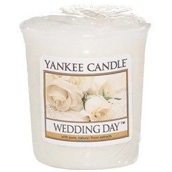 Yankee Candle Sampler Wedding Day świeczka zapachowa elegancki kwiatowy aromat ceremonii 49g