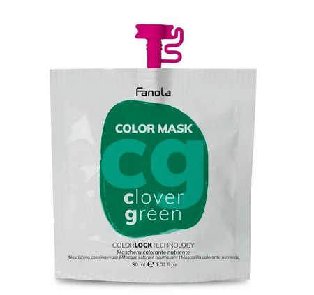 Fanola Color maska do włosów zielona 30ml