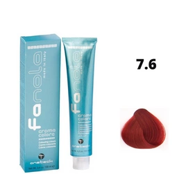 Fanola farba do włosów 100ml 7.6 - blond czerwony