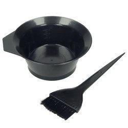 Miseczka fryzjerska z pędzelkiem do farbowania