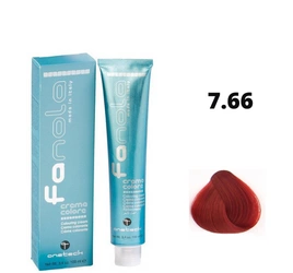 Fanola farba do włosów 100ml 7.66 - blond czerwony intensywny